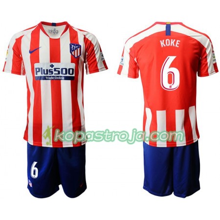 Billiga Fotbollströjor Atlético Madrid Koke 6 Barn Hemma tröja 2019/20 Kortärmad